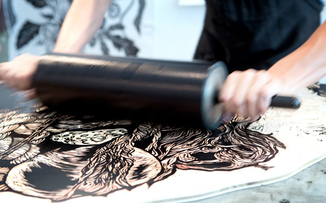 BIG INK Woodblock Printing Event