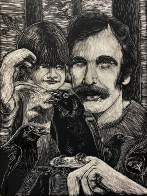 Tom and Jaison with Crows