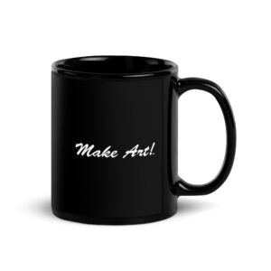 Black Glossy Mug