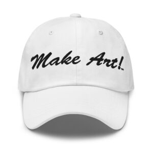 White Artist Cap