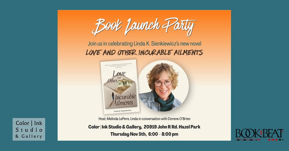 “Love and Other Incurable Ailments” Book Launch | November 5
